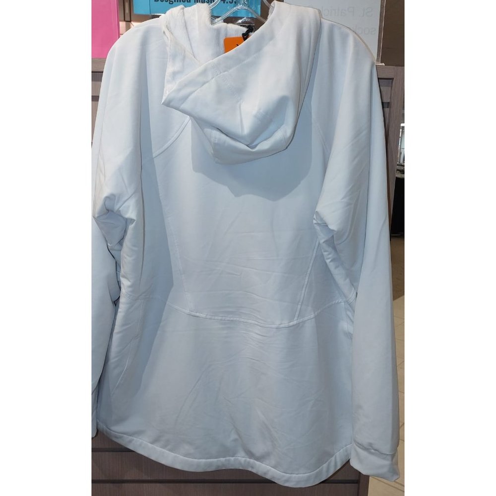Kirkland Signature Ladies' Water-Repellent Wind Resistant Softshell Jacket White - Picture 5 of 10